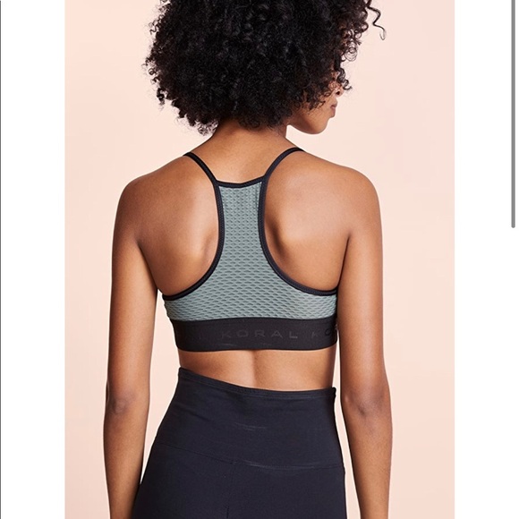 NWT Koral Sweeper Netz Sports Bra in Agave - Picture 6 of 12